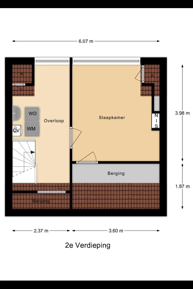 Plattegrond 3 van Staringhof 11