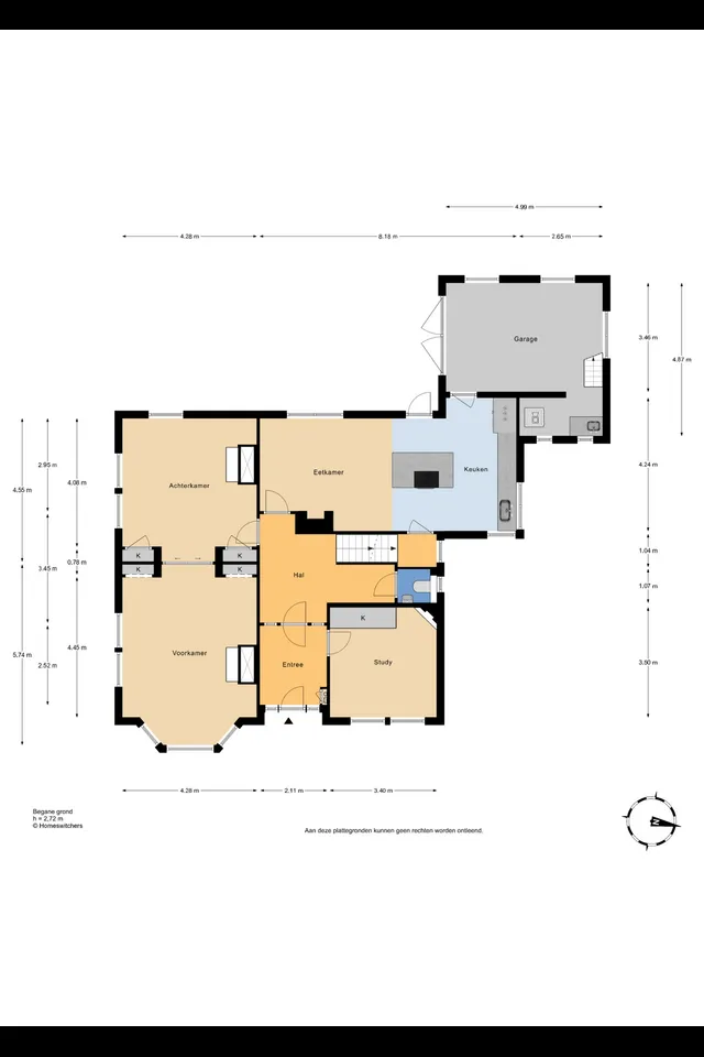 Plattegrond 1 van Spuikade 3