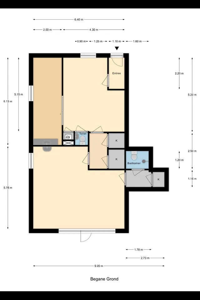 Plattegrond 1 van Ravelstraat 26