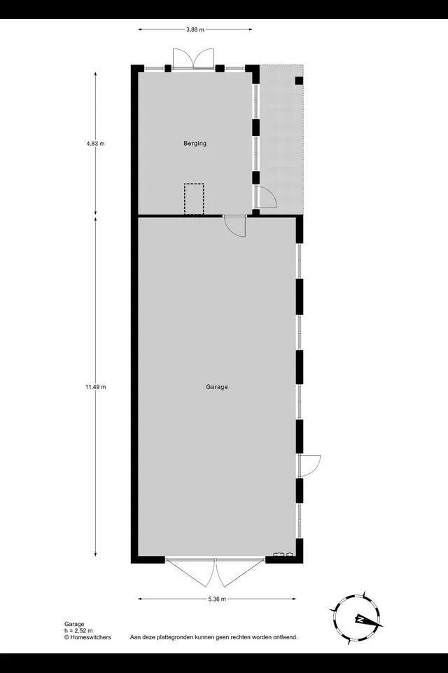 Plattegrond 4 van Smitsweg 1