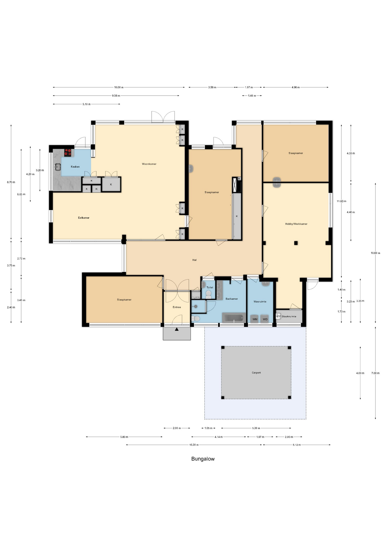 Plattegrond 1 van Regulierenstraat 5