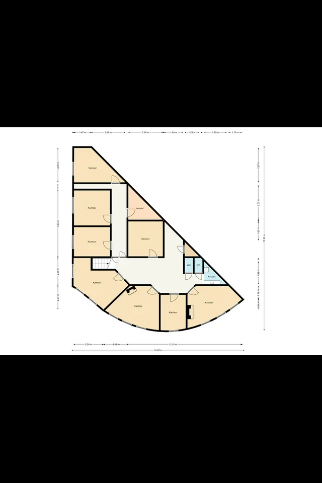 Plattegrond 1 van Theemsweg 15
