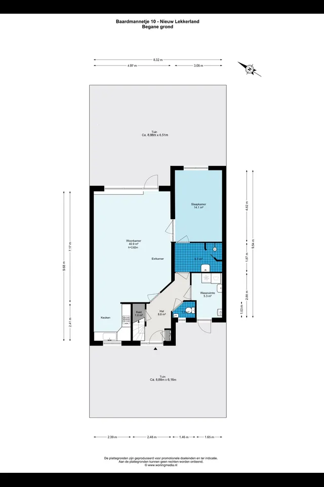 Plattegrond 1 van Baardmannetje 10