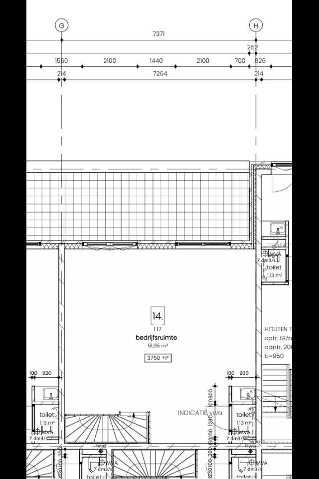 Plattegrond 2 van Andersonweg 2-17