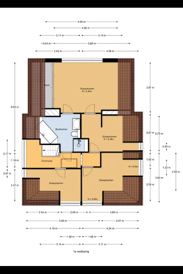 Plattegrond 5 van Hoofdweg-Zuid 18