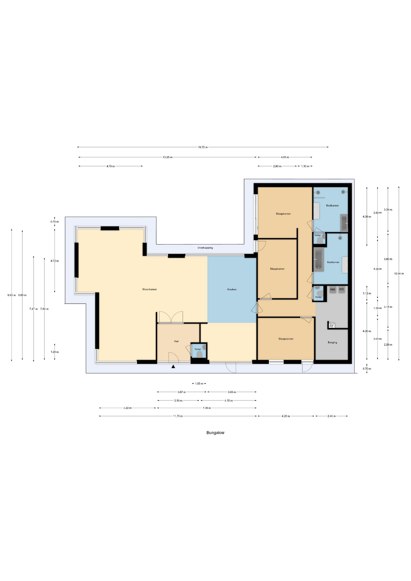 Plattegrond 1 van Duinlaan 5