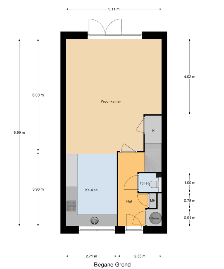 Plattegrond 1 van Het Swyn 23