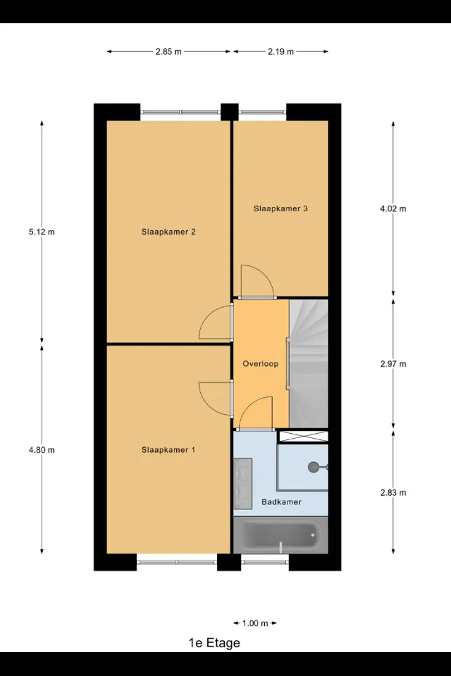 Plattegrond 2 van Het Swyn 23
