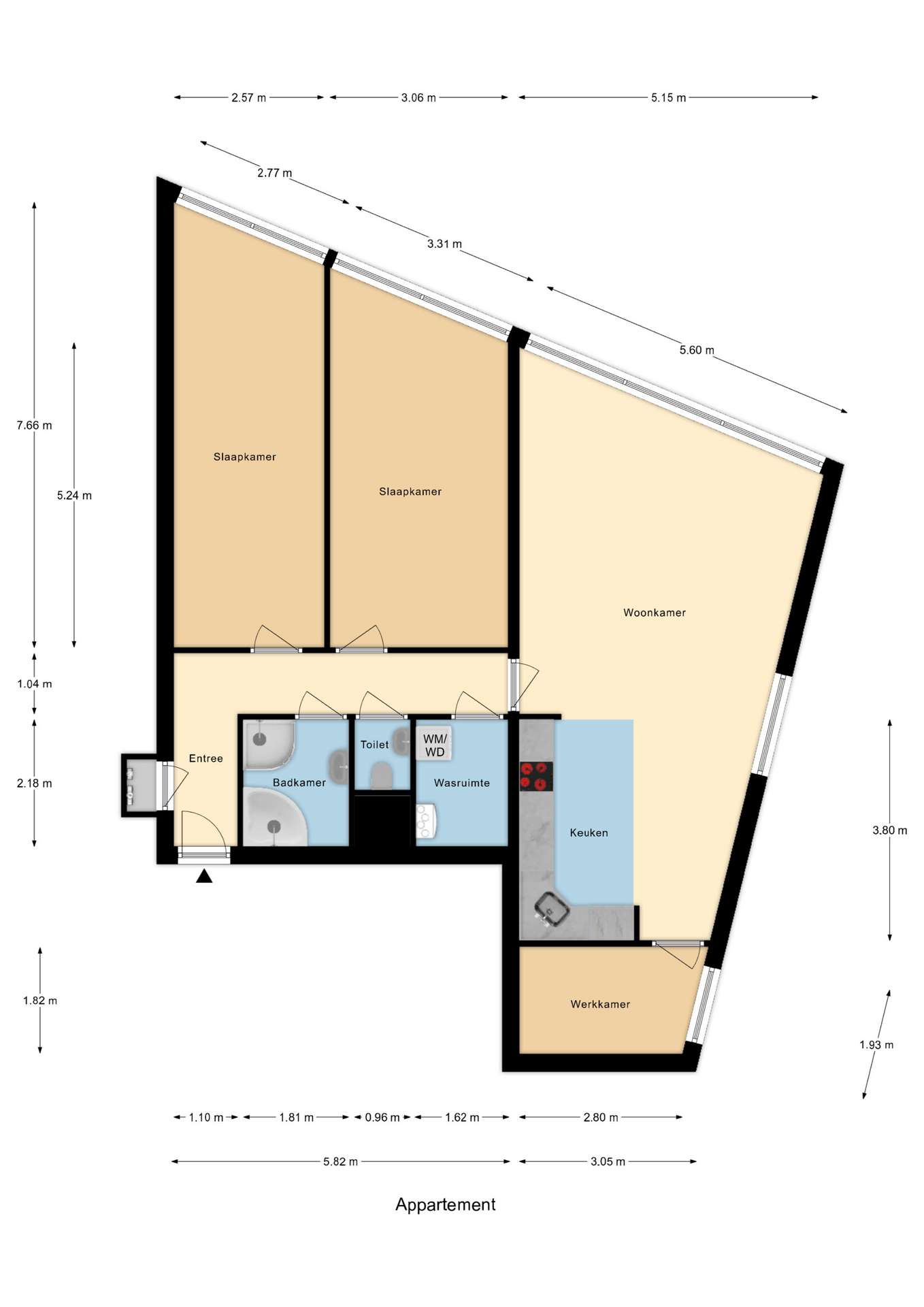 Plattegrond 1 van Jufferstraat 300