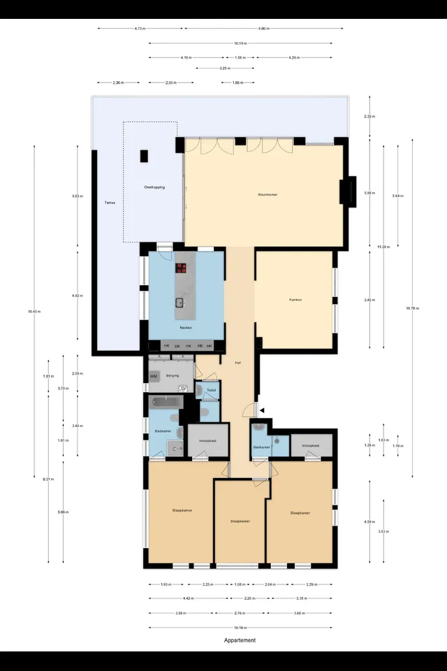 Plattegrond 1 van Straatweg 83A