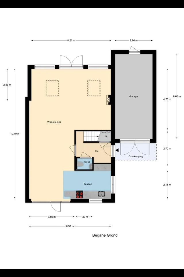 Plattegrond 1 van Lijsterbeslaan 18