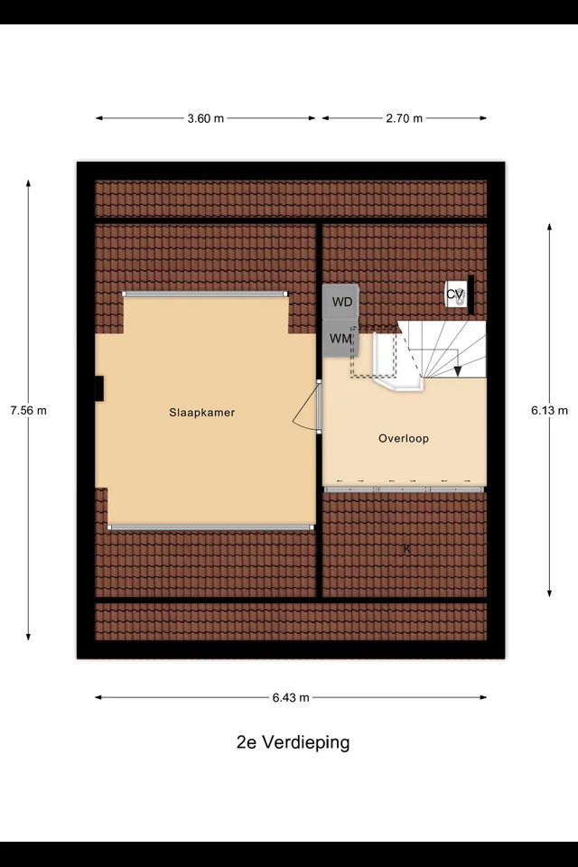 Plattegrond 3 van Lijsterbeslaan 18