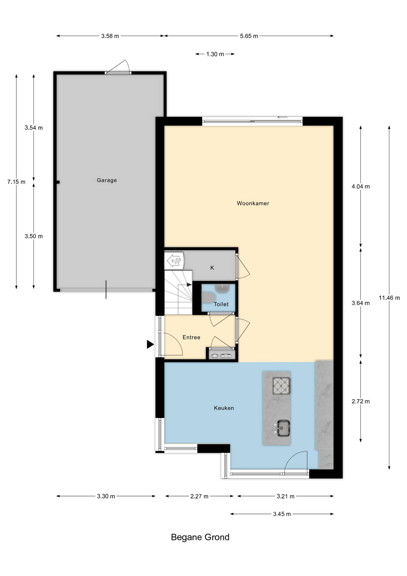 Plattegrond 1 van Minstreellaan 22