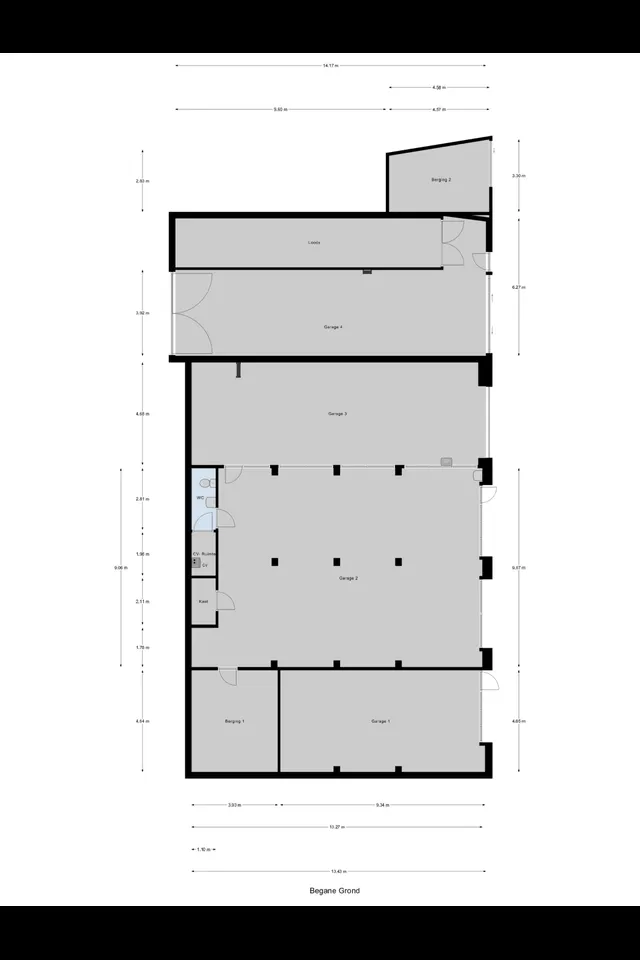 Plattegrond 1 van Henry Fordstraat 7