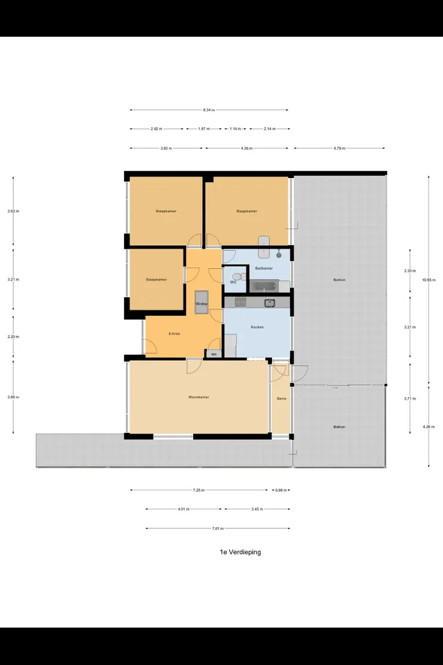 Plattegrond 3 van Henry Fordstraat 7