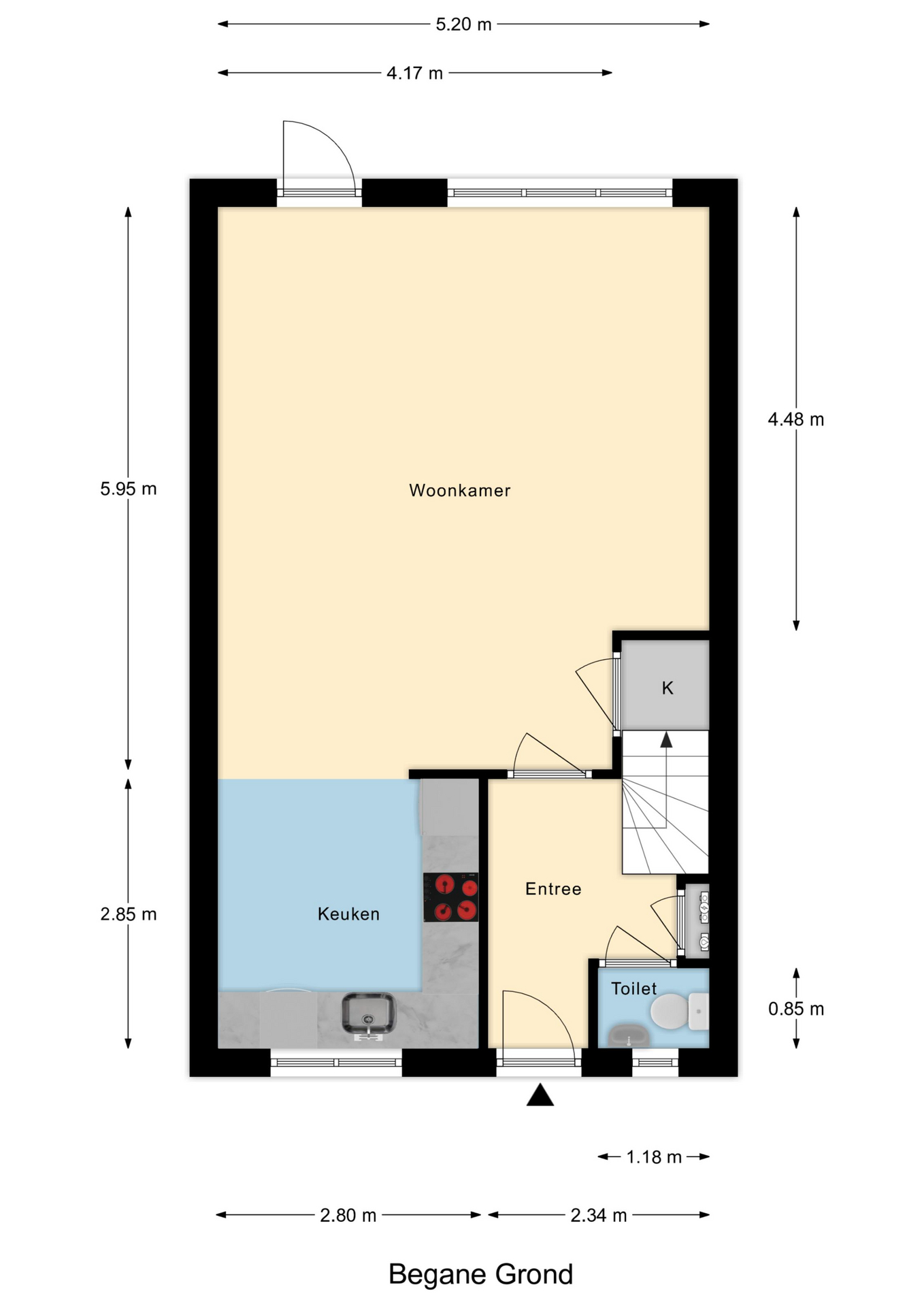 Plattegrond 1 van Hoektoren 7