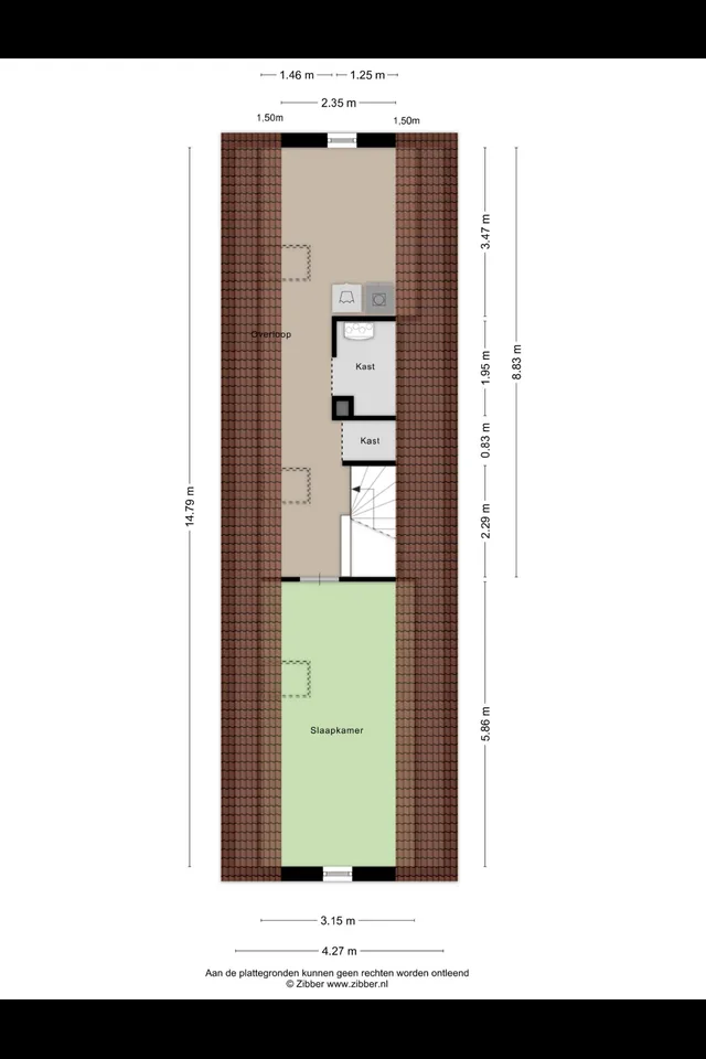 Plattegrond 3 van Broekhovenpad 2