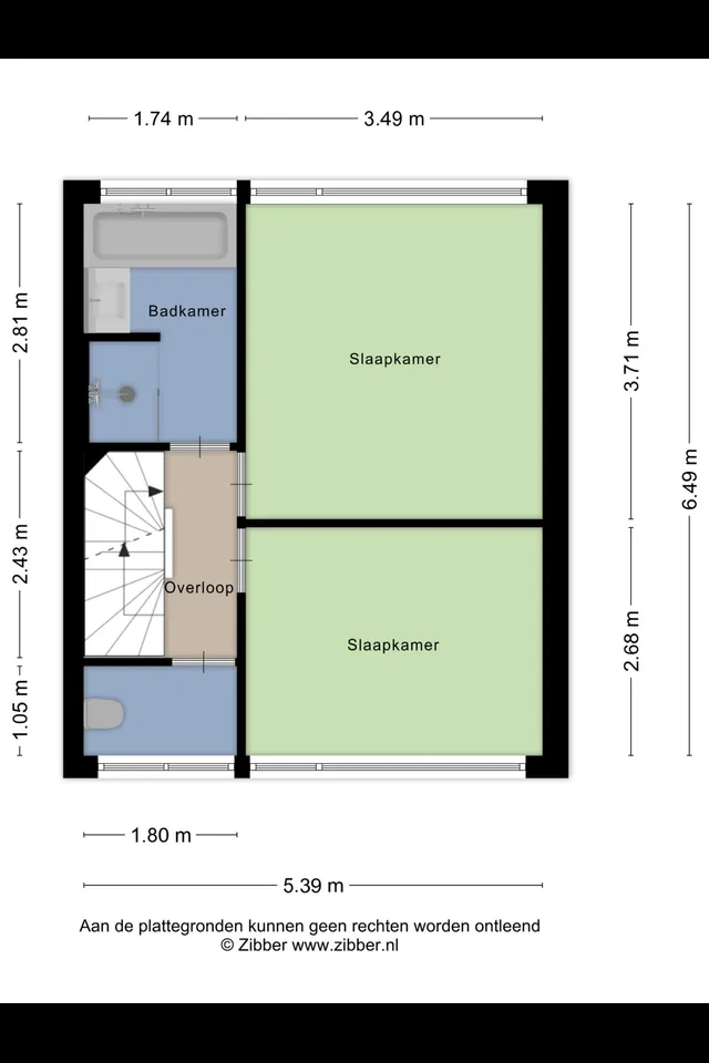 Plattegrond 3 van Van Goghstraat 23