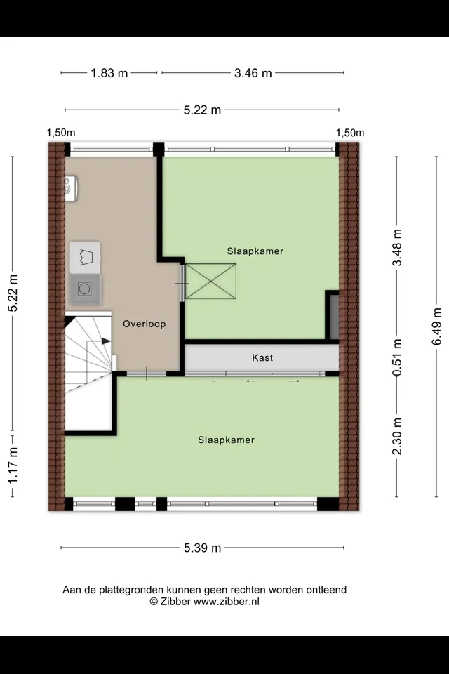 Plattegrond 4 van Van Goghstraat 23