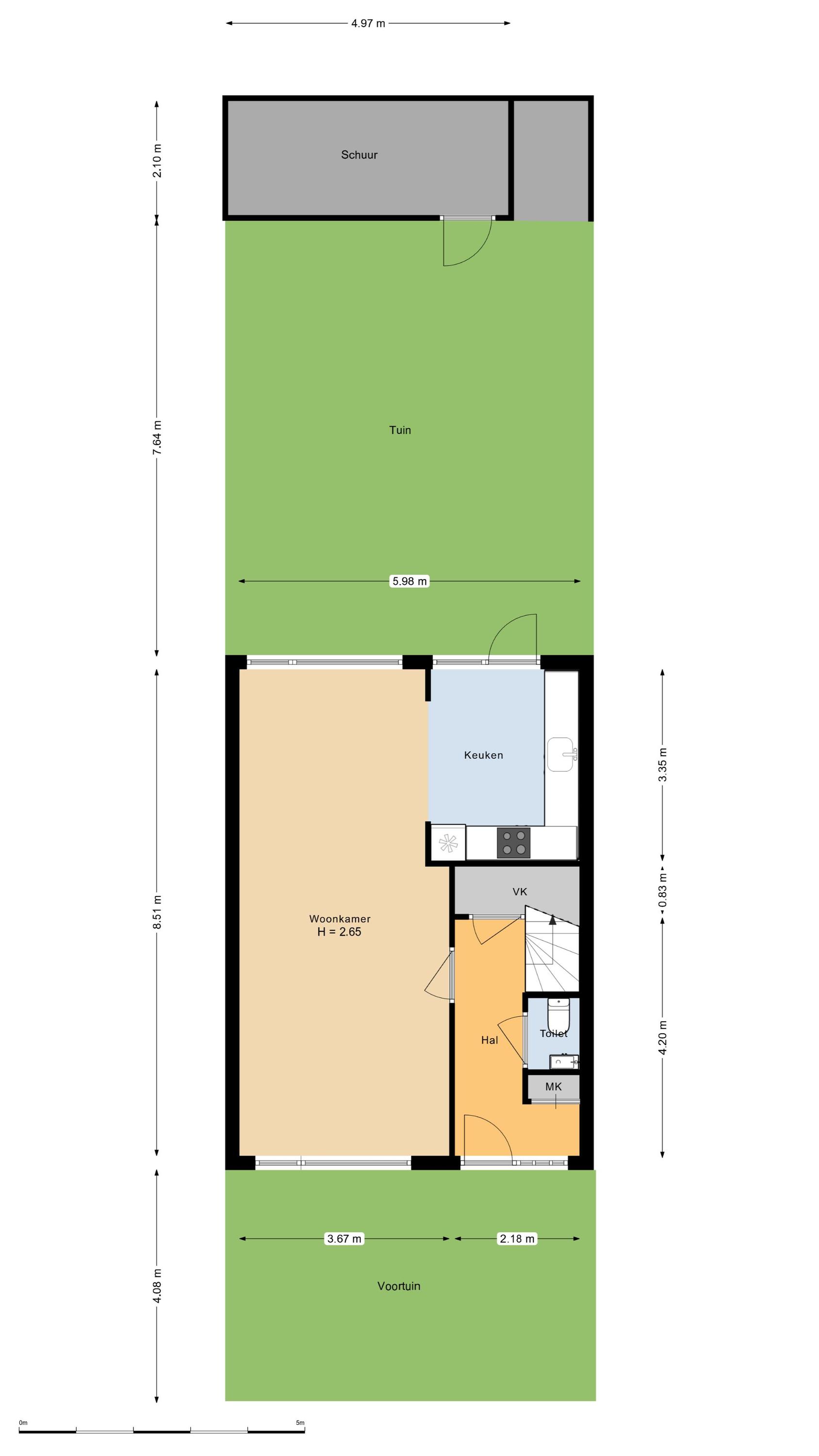 Plattegrond 1 van Heelalstraat 147