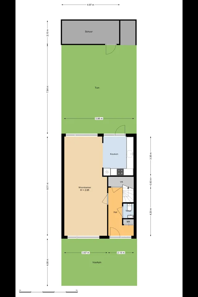 Plattegrond 1 van Heelalstraat 147