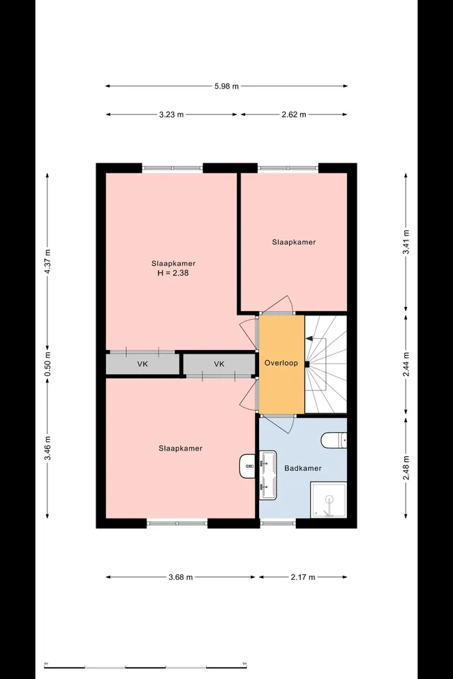 Plattegrond 3 van Heelalstraat 147