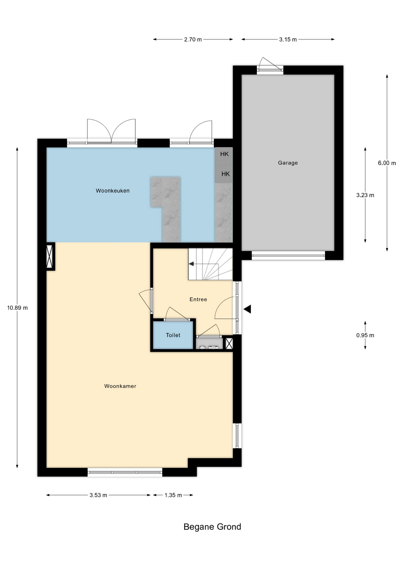 Plattegrond 1 van Spechtlaan 8