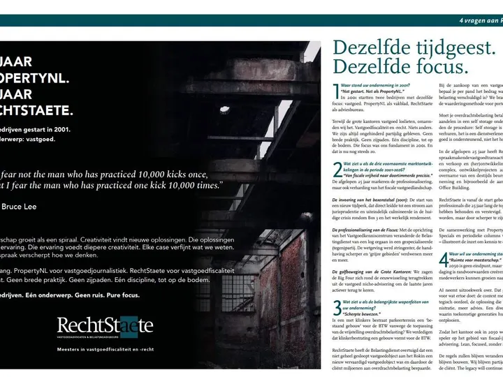 25 Jaar RechtStaete