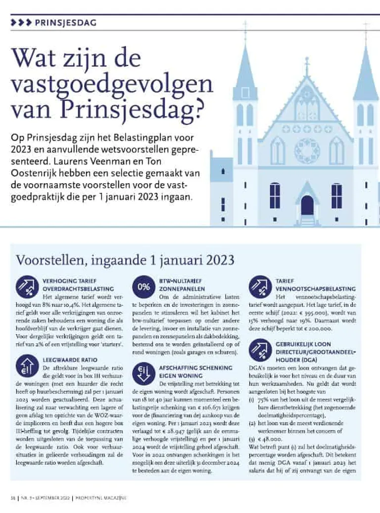 Wat zijn de gevolgen van Prinsjesdag?