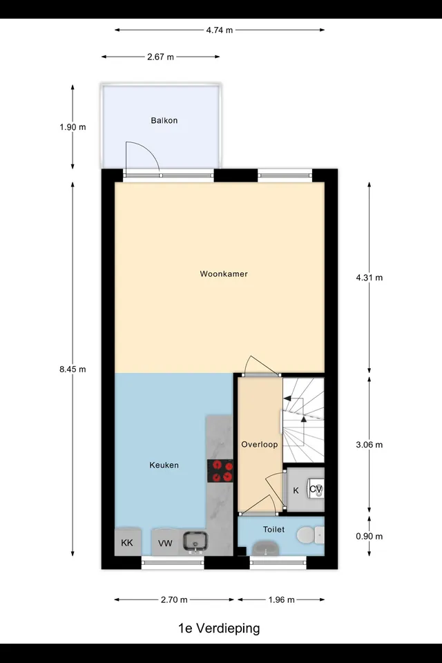 Plattegrond 2 van Kethelstraat 13
