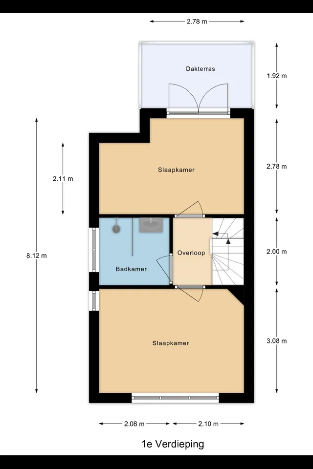 Plattegrond 2 van Duinrand 4