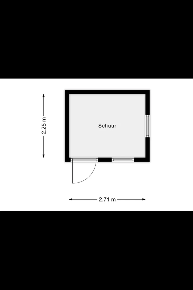 Plattegrond 2 van Klein Hitland 56