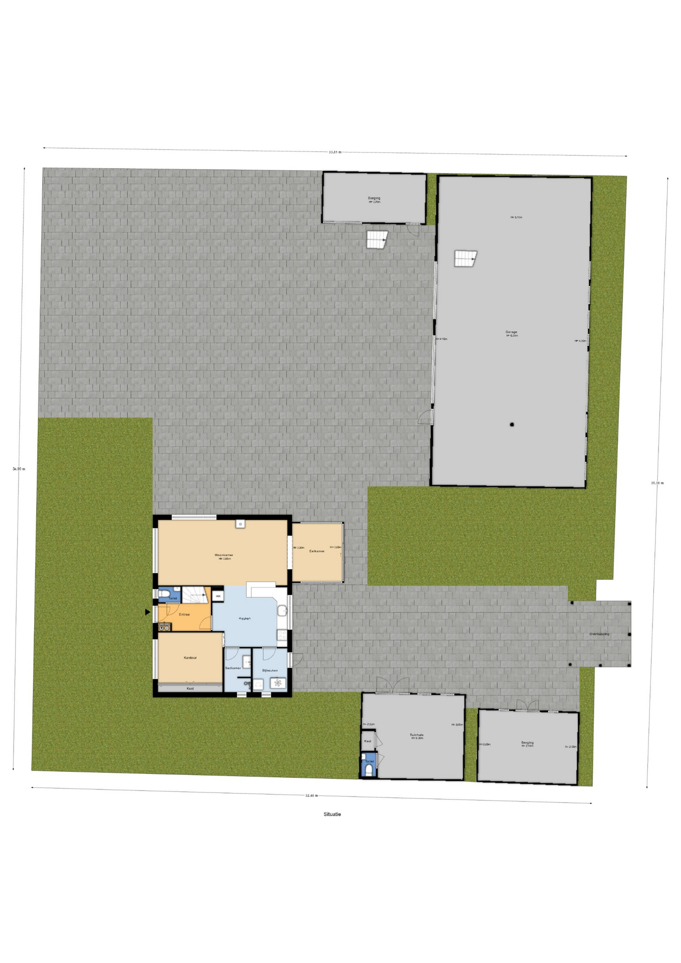 Plattegrond 1 van Albert van 't Hartweg 36