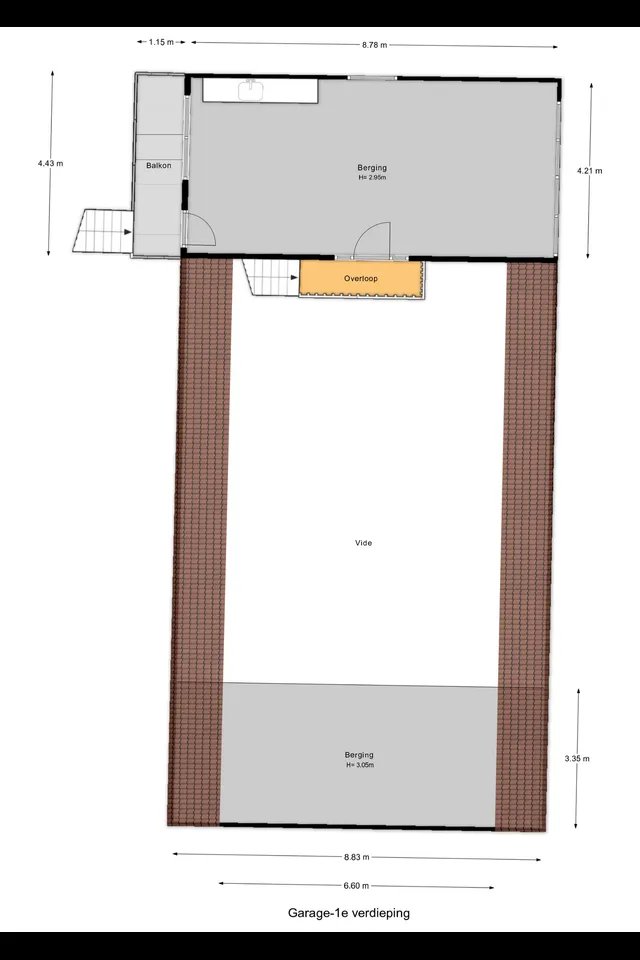 Plattegrond 8 van Albert van 't Hartweg 36
