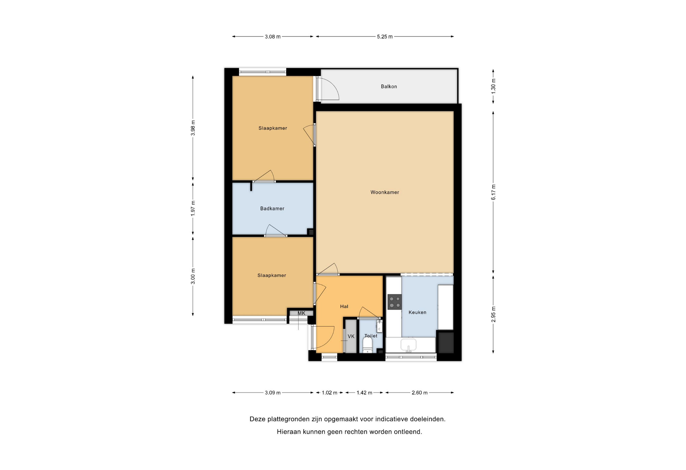 Plattegrond 1 van Jaap ter Haarsingel 4E