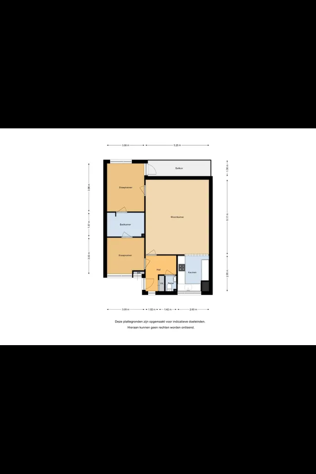 Plattegrond 1 van Jaap ter Haarsingel 4E