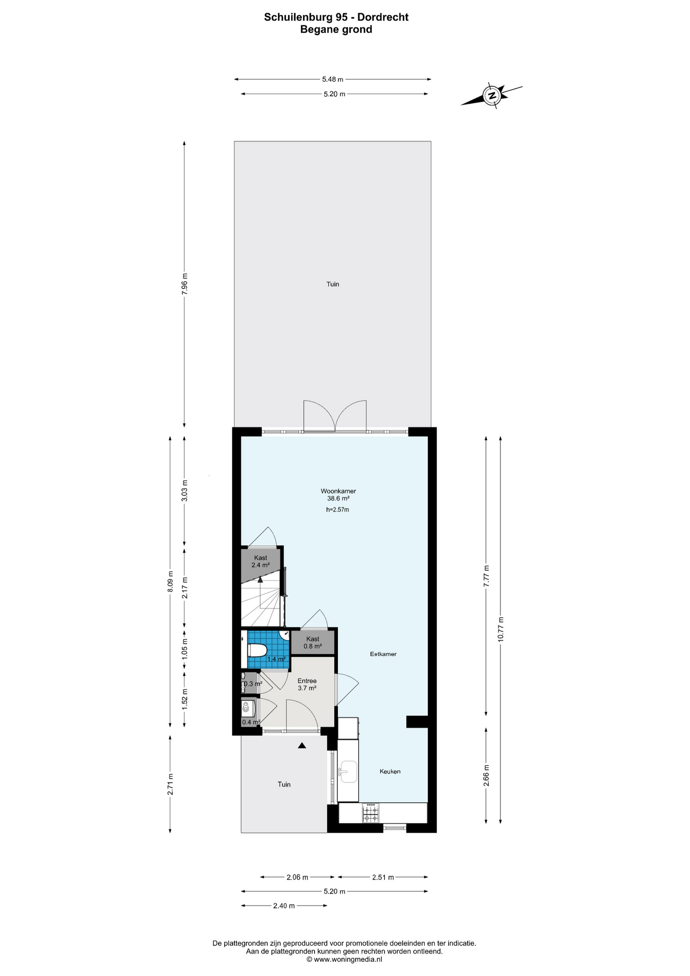 Plattegrond 1 van Schuilenburg 95