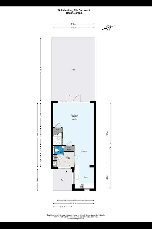 Plattegrond 1 van Schuilenburg 95