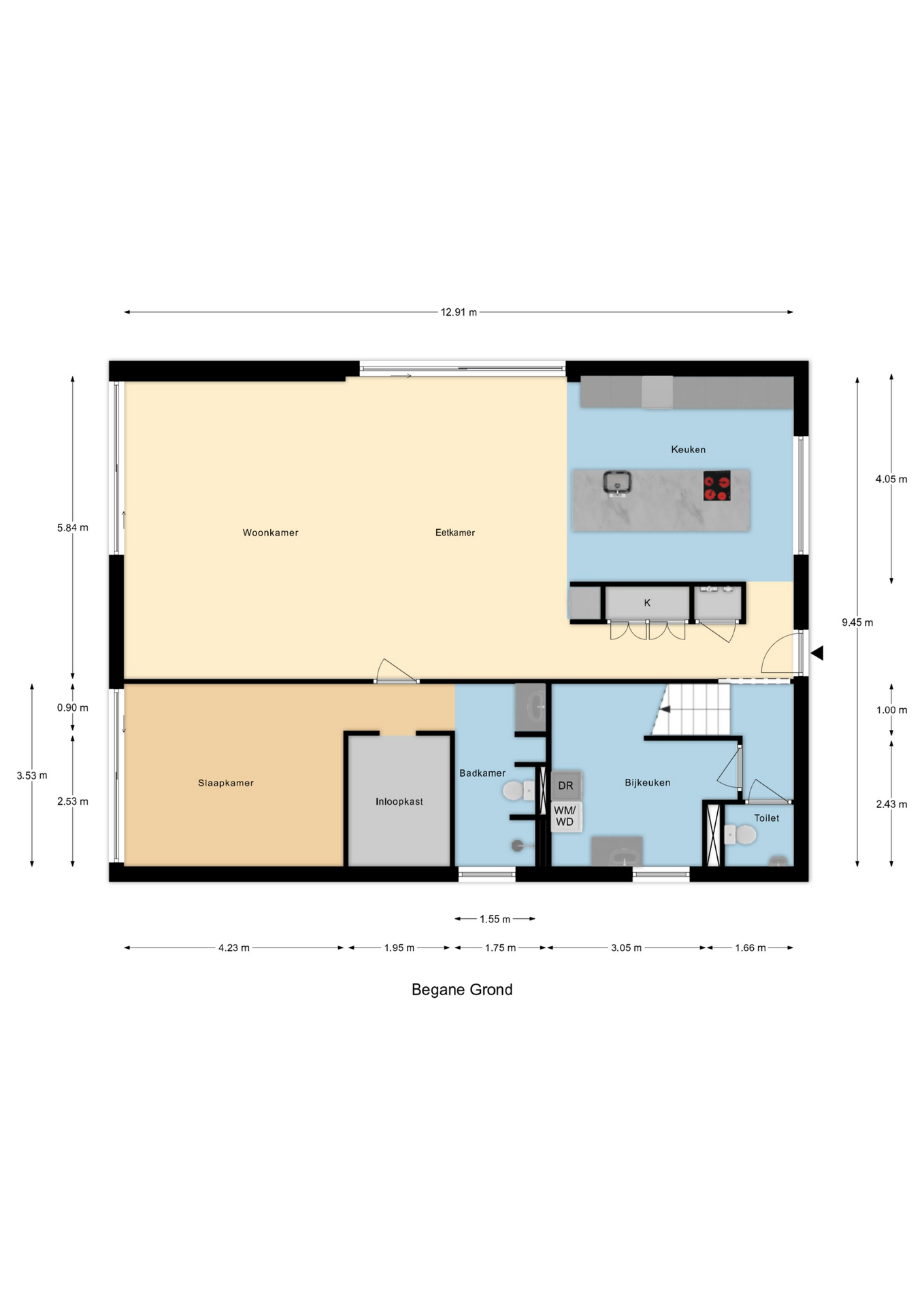 Plattegrond 1 van Eersteling 10