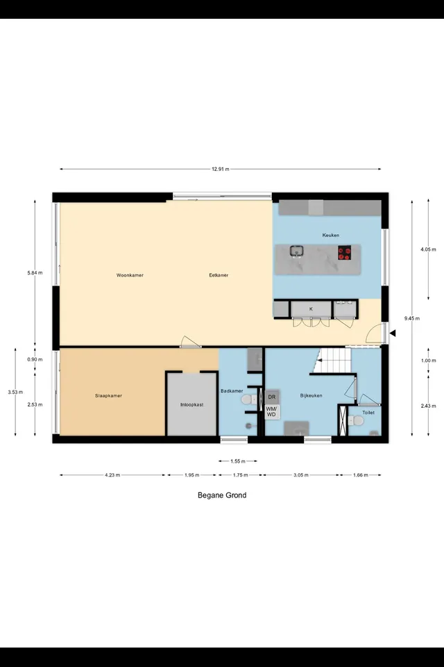 Plattegrond 1 van Eersteling 10