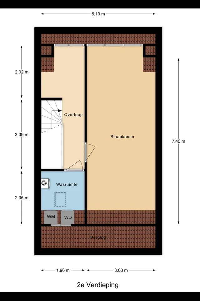 Plattegrond 3 van Schuddebeurslaan 26