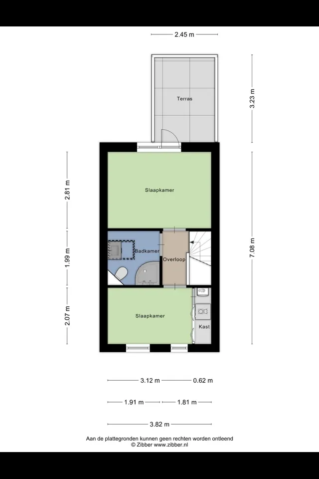 Plattegrond 2 van Graaf van Bloisstraat 38