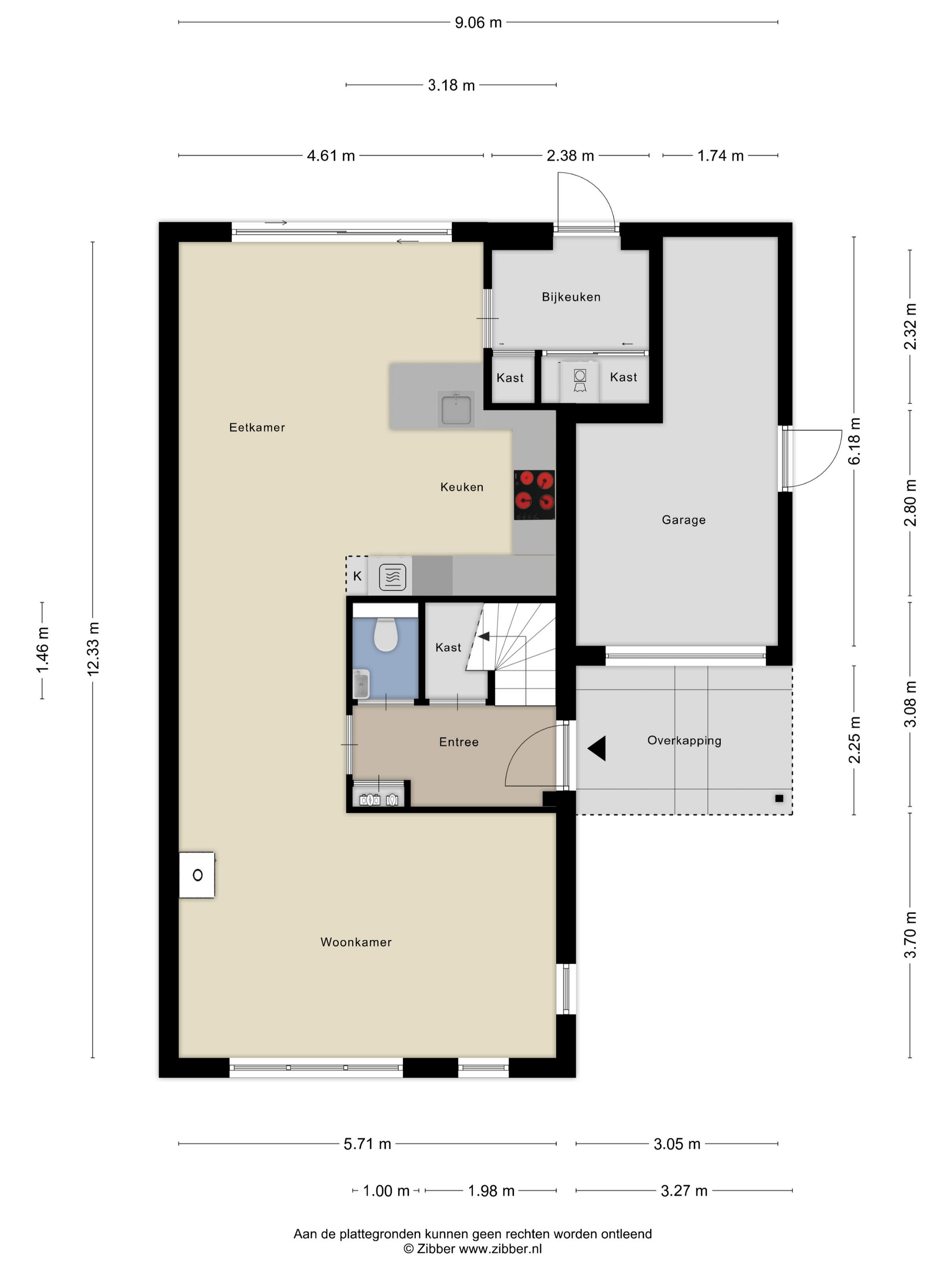 Plattegrond 1 van Schoolstraat 86