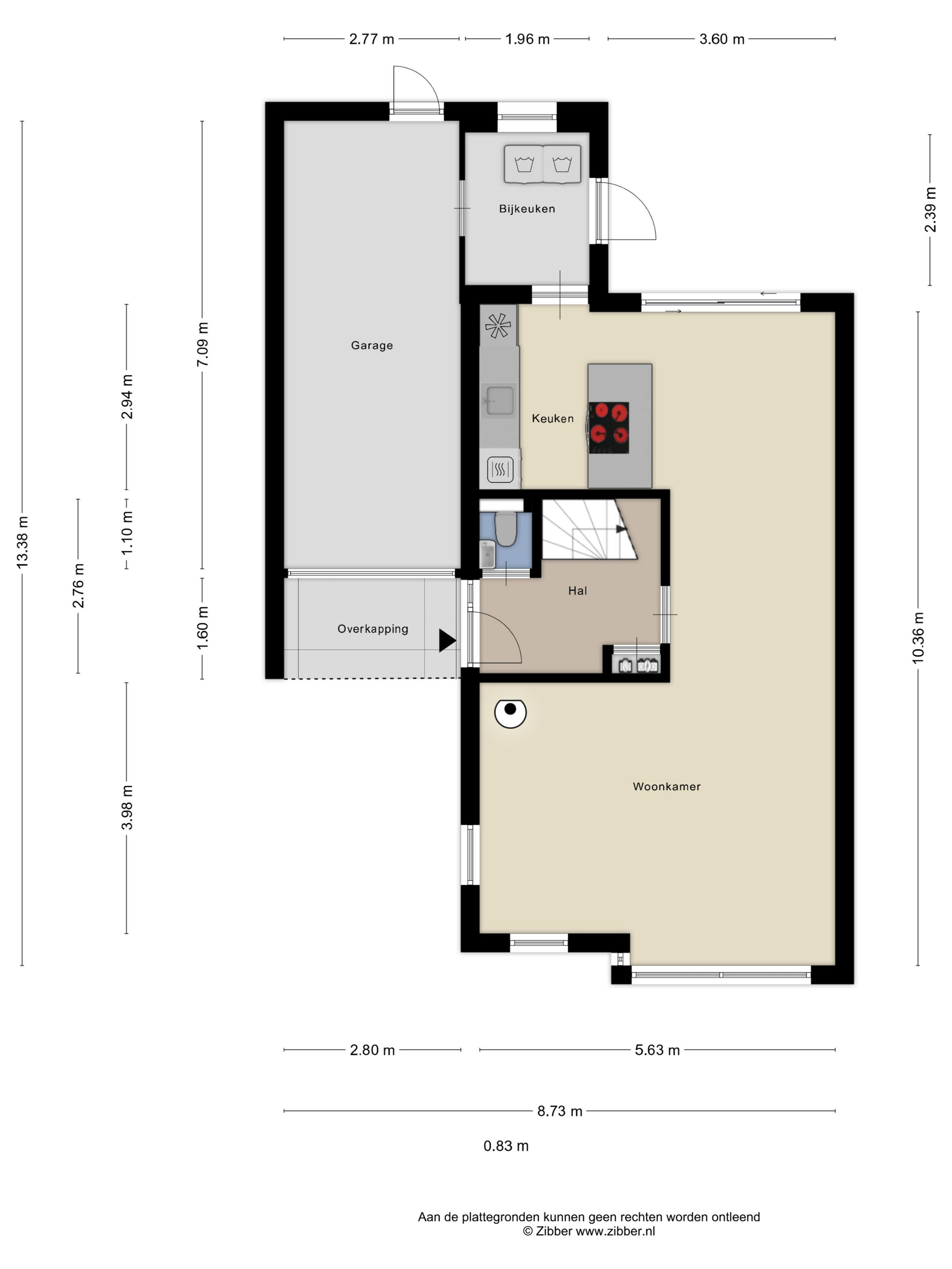 Plattegrond 1 van Sparrenlaan 5