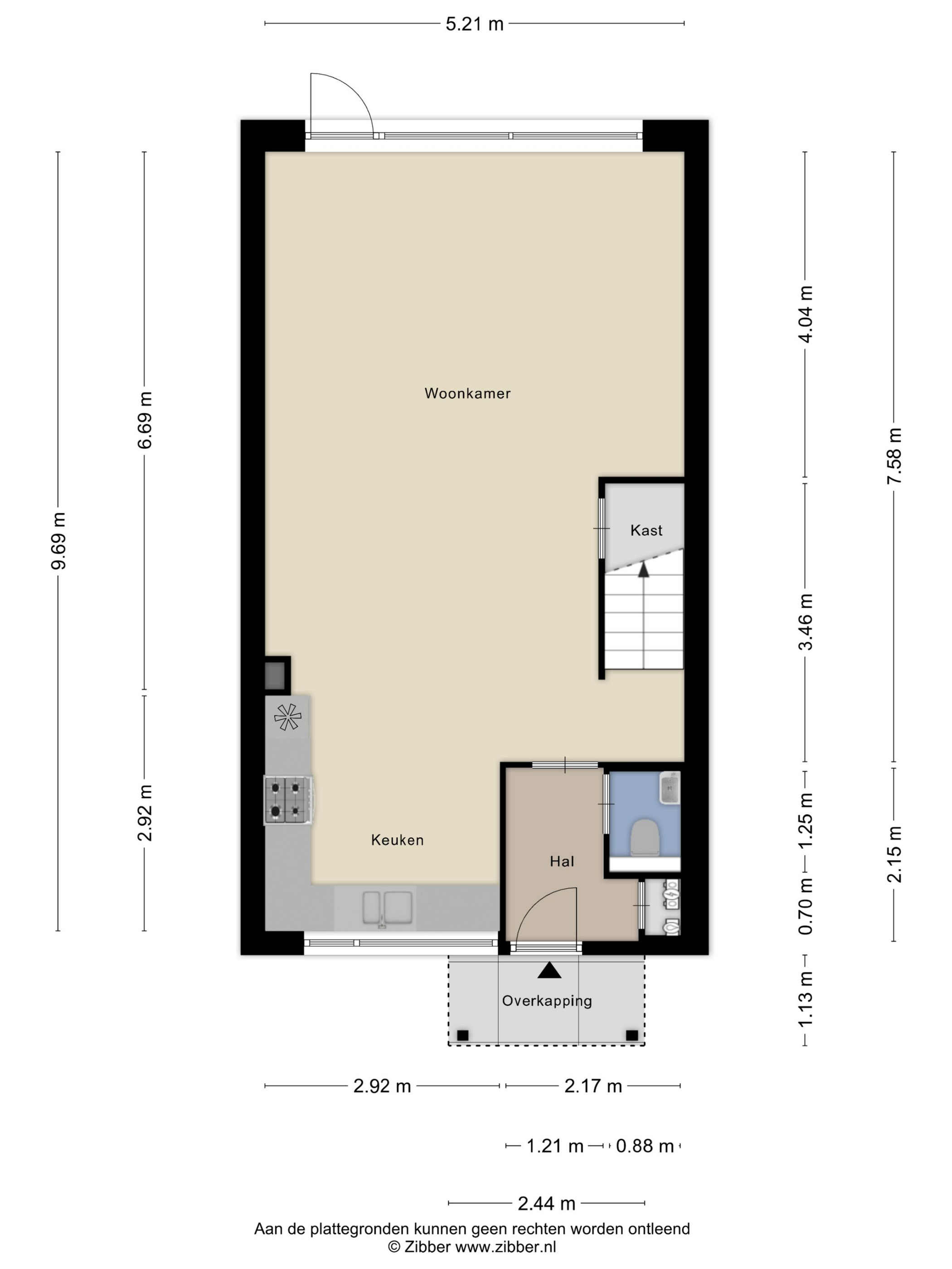 Plattegrond 1 van Botter 9