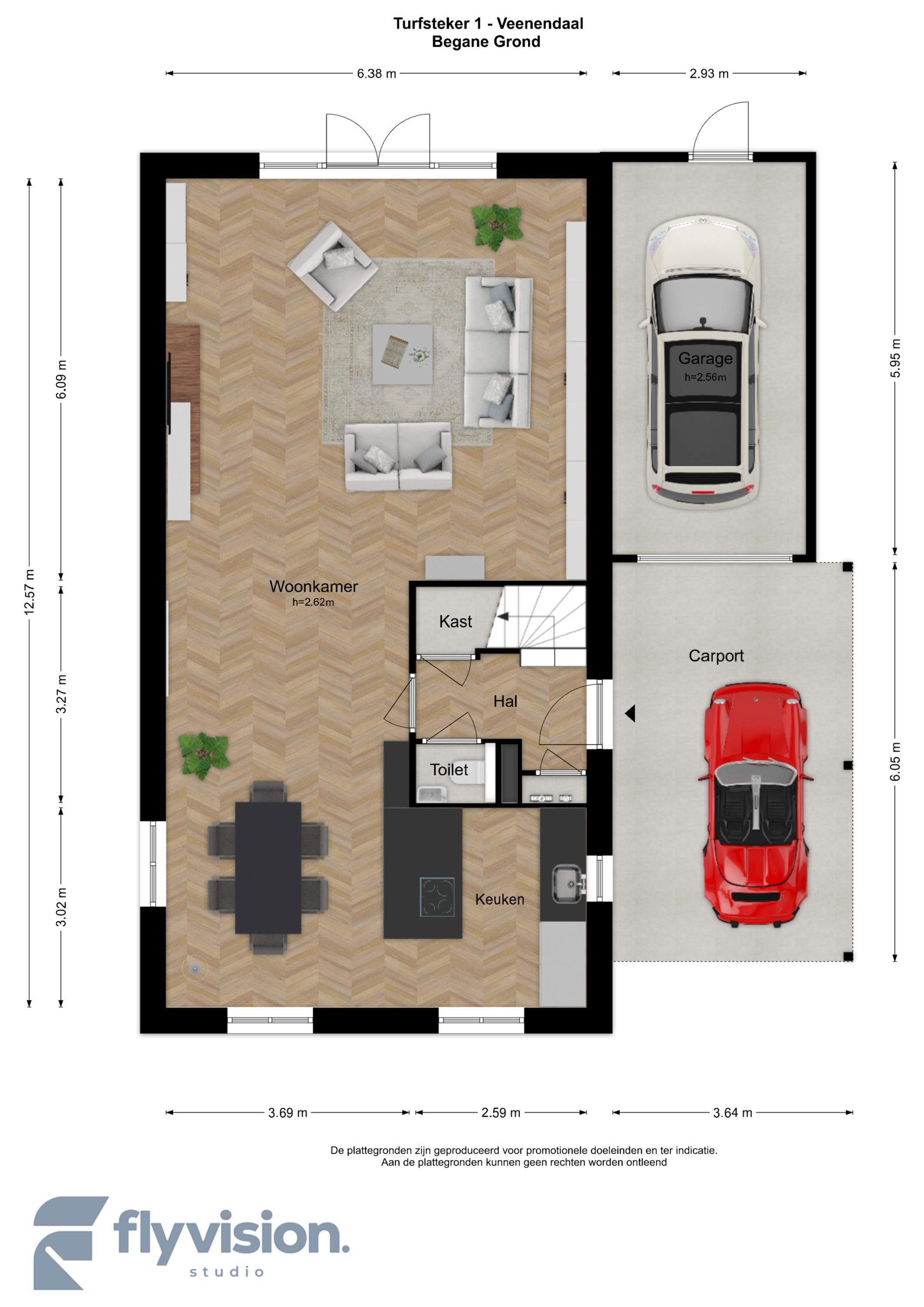Plattegrond 1 van Turfsteker 1