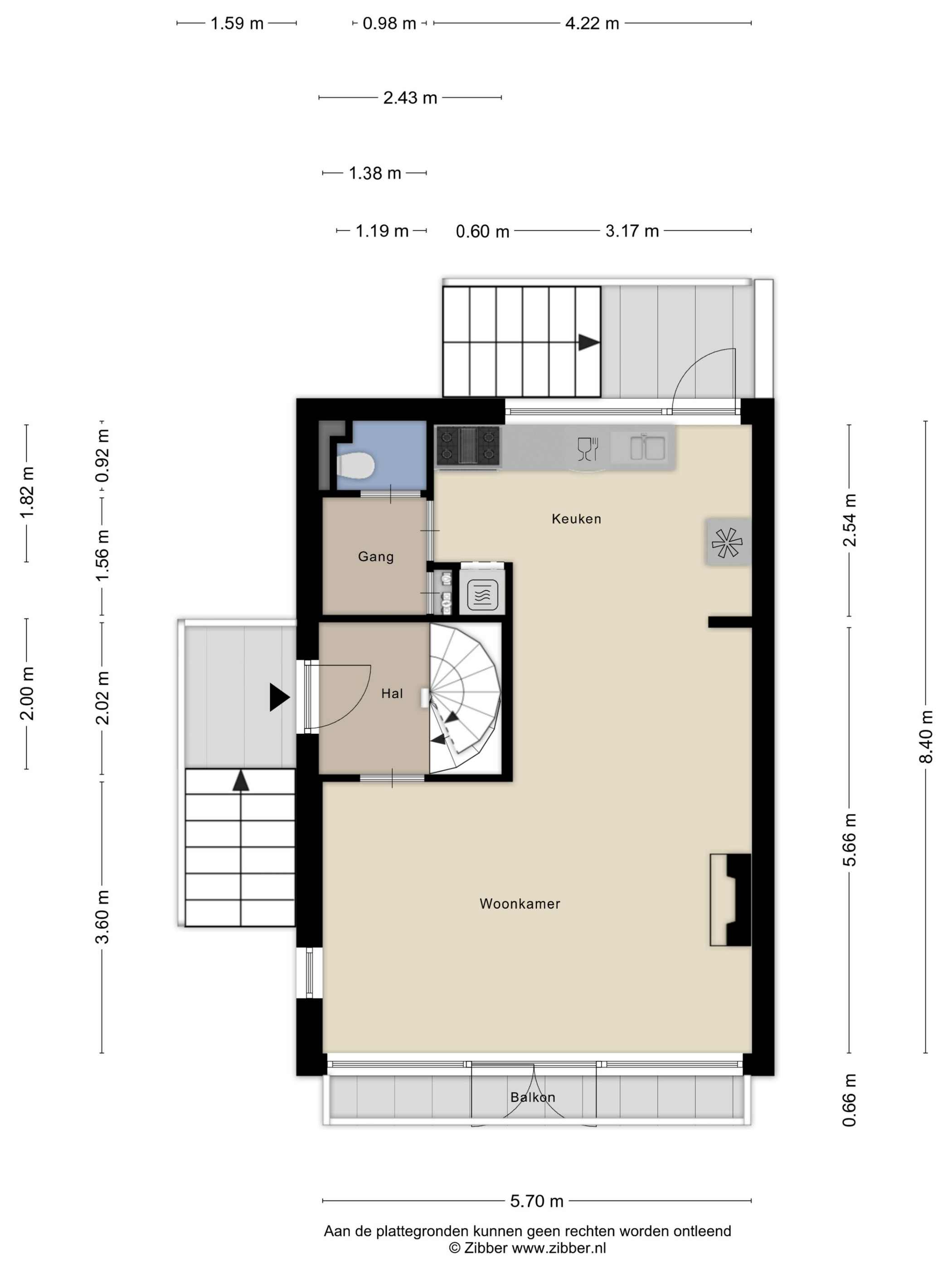 Plattegrond 1 van Duizend Roeden 5