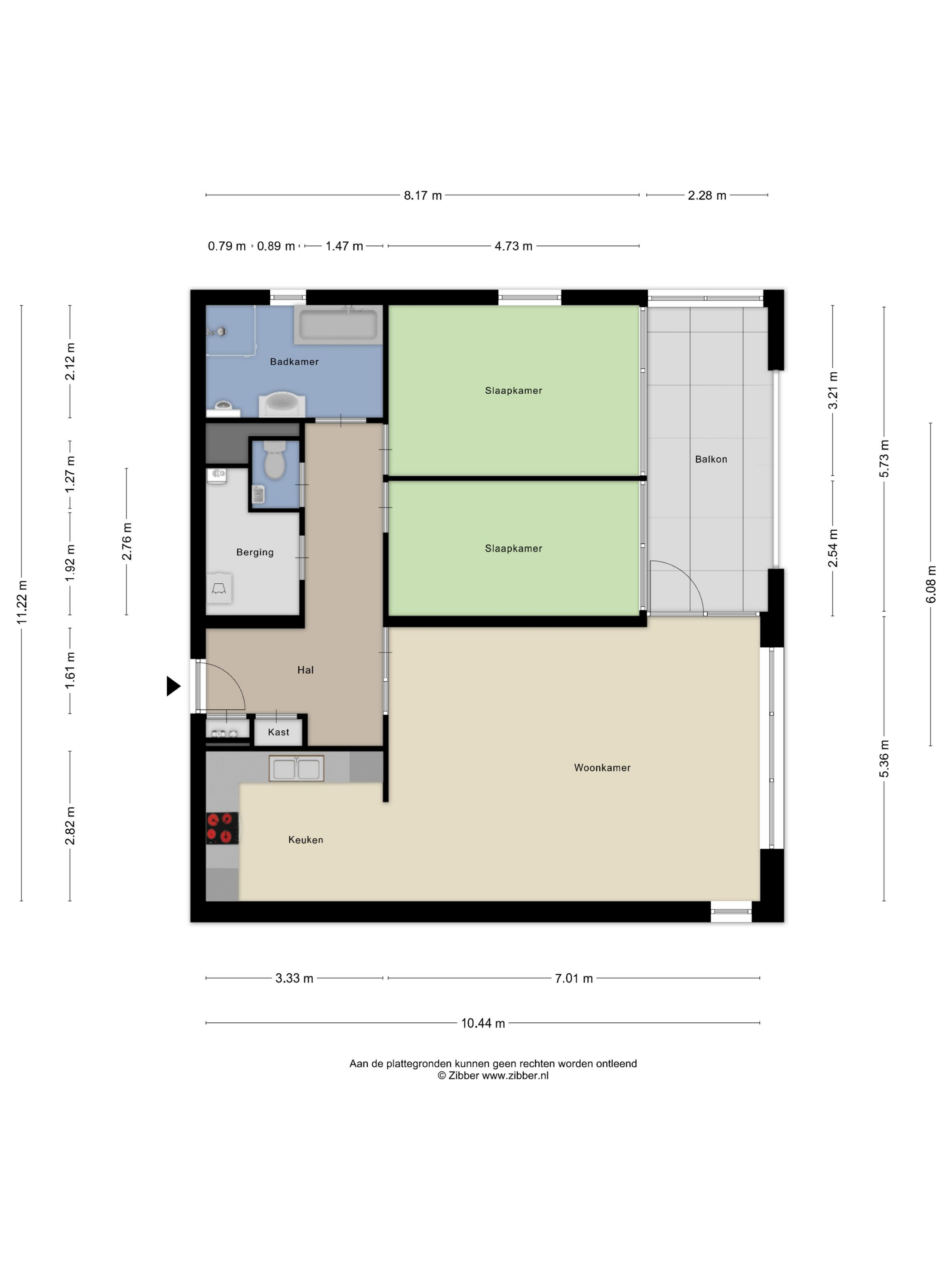 Plattegrond 1 van Paddestoelenlaan 32