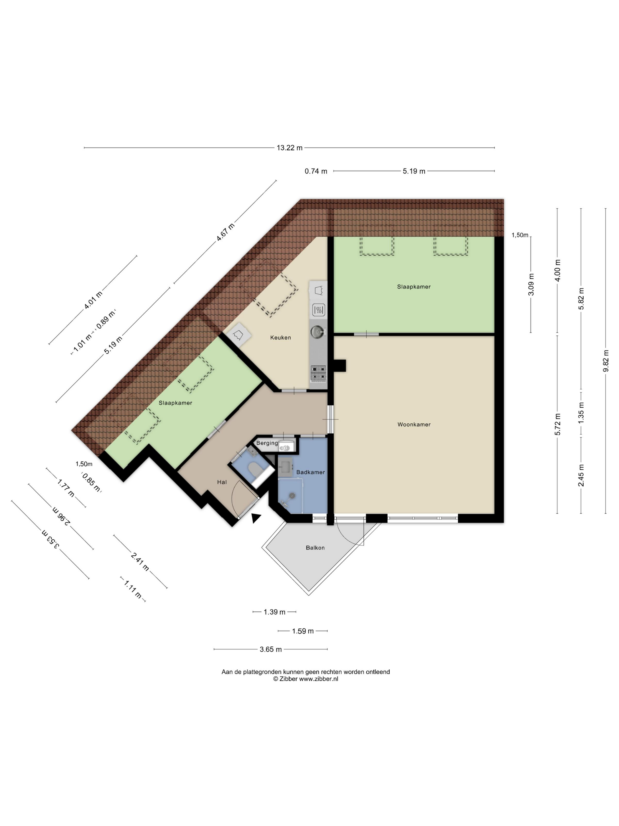 Plattegrond 1 van Vrekenhorst 121
