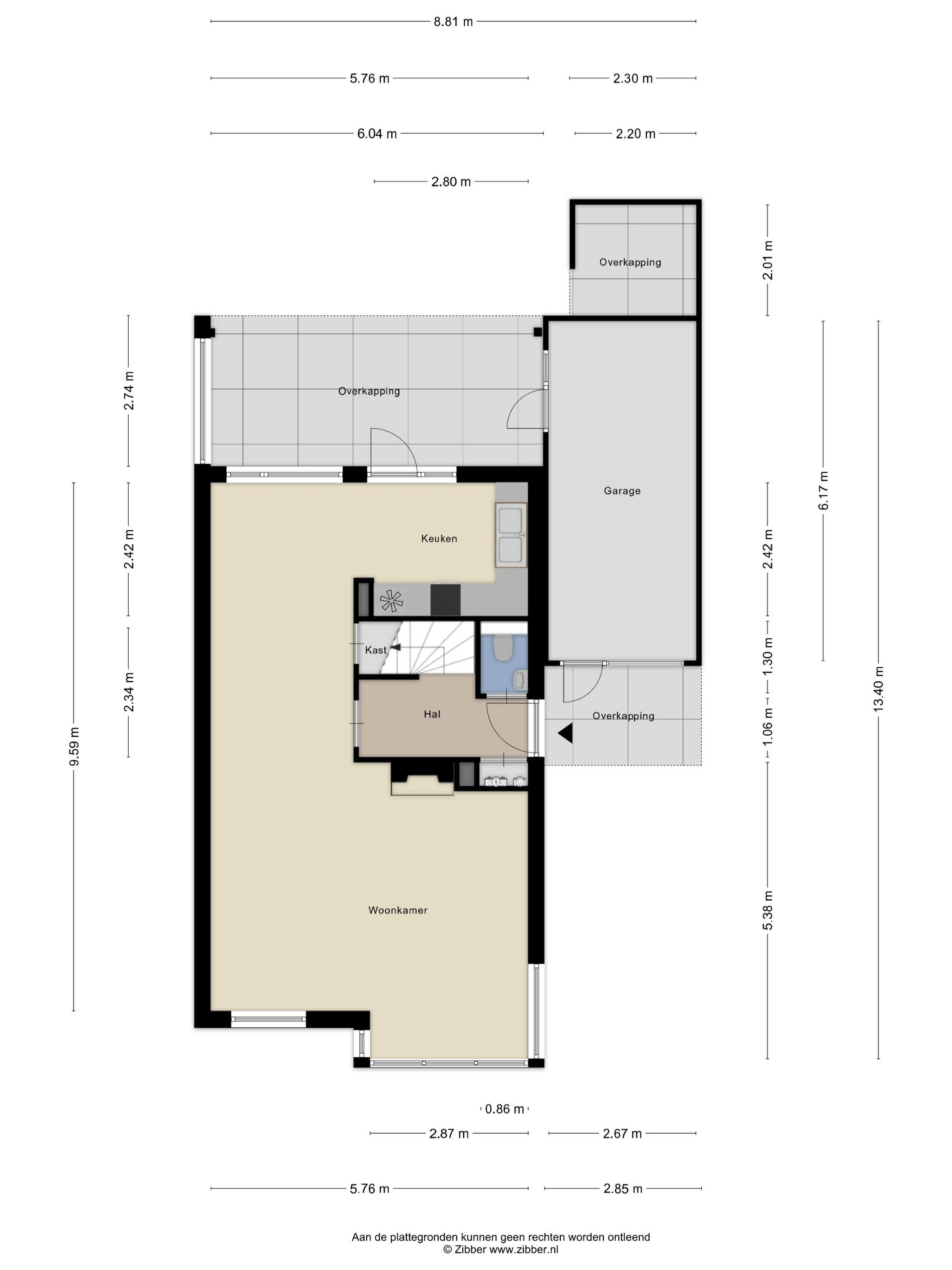 Plattegrond 1 van Slagvink 37